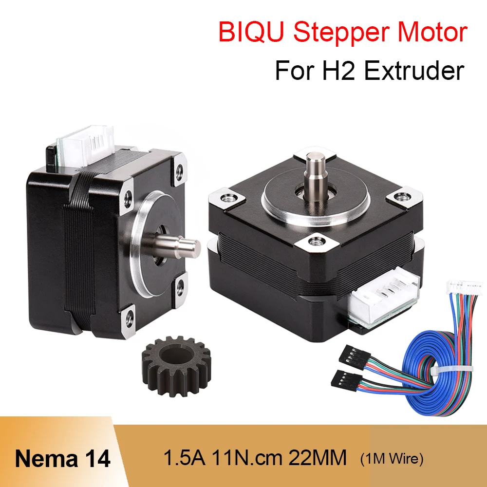 Двигатель BIQU H2 для экструдера Nema 14, шаговый двигатель Nema14, 35, 22 мм 1,5 А, детали для 3D-принтера BIQU B1 Ender 3 V2
Двигатель BIQU H2 для экструдера Nema 14, шаговый двигатель Nema14, 35, 22 мм 1,5 А, детали для 3D-принтера BIQU B1 Ender 3 V2
