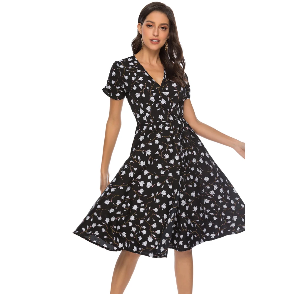 Богемное платье с цветочным принтом, v-образный вырез, высокая талия, короткие рукава, юбка до середины икры, модное женское шифоновое платье...
Богемное платье с цветочным принтом, v-образный вырез, высокая талия, короткие рукава, юбка до середины икры, модное женское шифоновое платье...