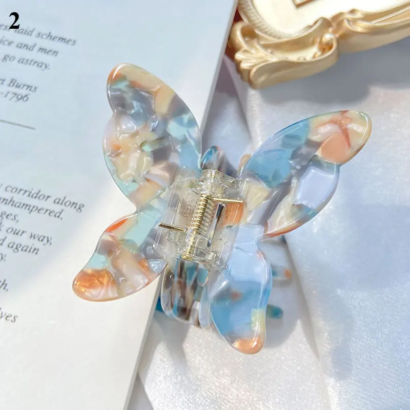 Summer Printed Hair Clip Accessories Butterfly Hair Claw Sweet Fairy Butterfly Hairpin Acrylic Acetate Leopard Marble Barrettes
Summer Printed Hair Clip Accessories Butterfly Hair Claw Sweet Fairy Butterfly Hairpin Acrylic Acetate Leopard Marble Barrettes