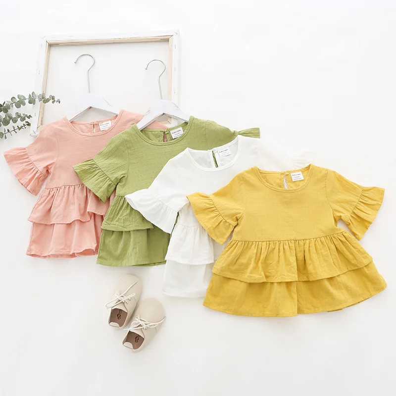 Cute Doll Shirt Children's Blouse 2022 Summer New Sweet Round Neck Half Sleeve Girl Princess Tops WT122
Cute Doll Shirt Children's Blouse 2022 Summer New Sweet Round Neck Half Sleeve Girl Princess Tops WT122