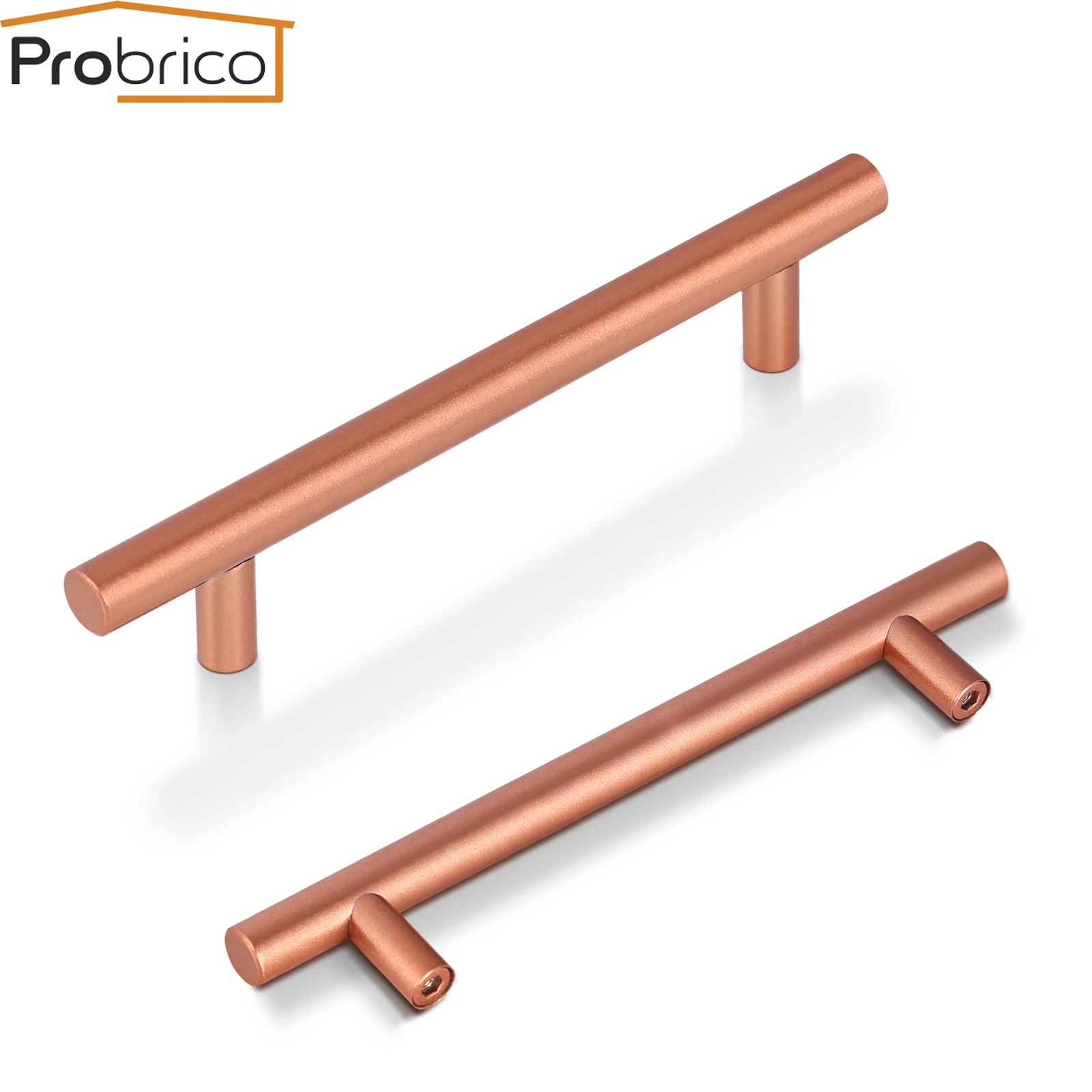 Probrico Elegant Rose Gold Stainless Steel Cabinet Handles Kitchen Hardware Drawer Pulls 2"-15" PD201HSF ручки для мебели
Probrico Elegant Rose Gold Stainless Steel Cabinet Handles Kitchen Hardware Drawer Pulls 2"-15" PD201HSF ручки для мебели