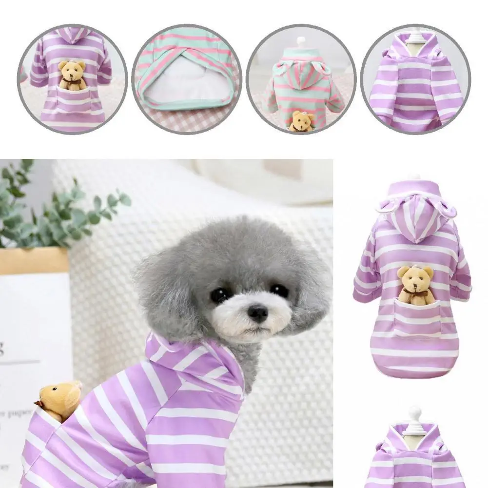 Stylish Pet Dogs Thickened Hooded Tops with Bear Doll Non-allergic Pet Sweatshirt Fine Workmanship for Winter
Stylish Pet Dogs Thickened Hooded Tops with Bear Doll Non-allergic Pet Sweatshirt Fine Workmanship for Winter