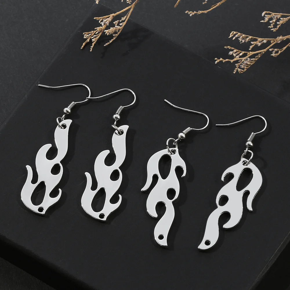 New Hip Hop Flame Earrings Streetwear Fashion Punk Style Earrings for Women Men Party Jewelry Gift
New Hip Hop Flame Earrings Streetwear Fashion Punk Style Earrings for Women Men Party Jewelry Gift