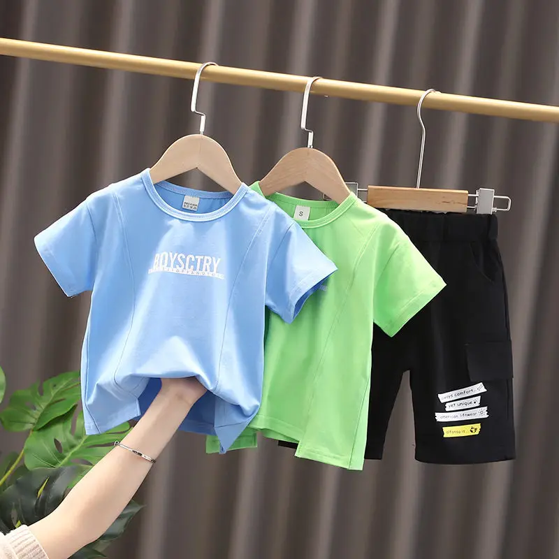 Children Cotton Clothes Baby Girls Letters Print O-Neck T Shirts Denim Short Pants 2Pcs Infant Kids Fashion Toddler Tracksuits
Children Cotton Clothes Baby Girls Letters Print O-Neck T Shirts Denim Short Pants 2Pcs Infant Kids Fashion Toddler Tracksuits