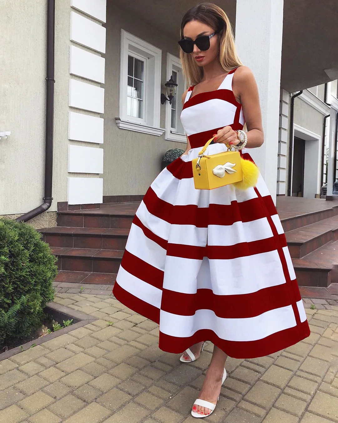 Fashion Women Sexy Boho Striped Dress Summer New Maxi Sleeveless Beach Suspenders Sundress Vestidos For Female
Fashion Women Sexy Boho Striped Dress Summer New Maxi Sleeveless Beach Suspenders Sundress Vestidos For Female