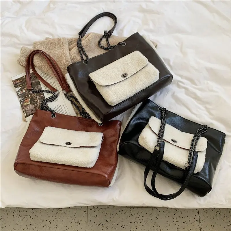 Luxury Designer Large Capacity Handbags For Women 2020 Casual PU Leather Chains Shoulder Bag Classic Female Shopping Tote Bags
Luxury Designer Large Capacity Handbags For Women 2020 Casual PU Leather Chains Shoulder Bag Classic Female Shopping Tote Bags