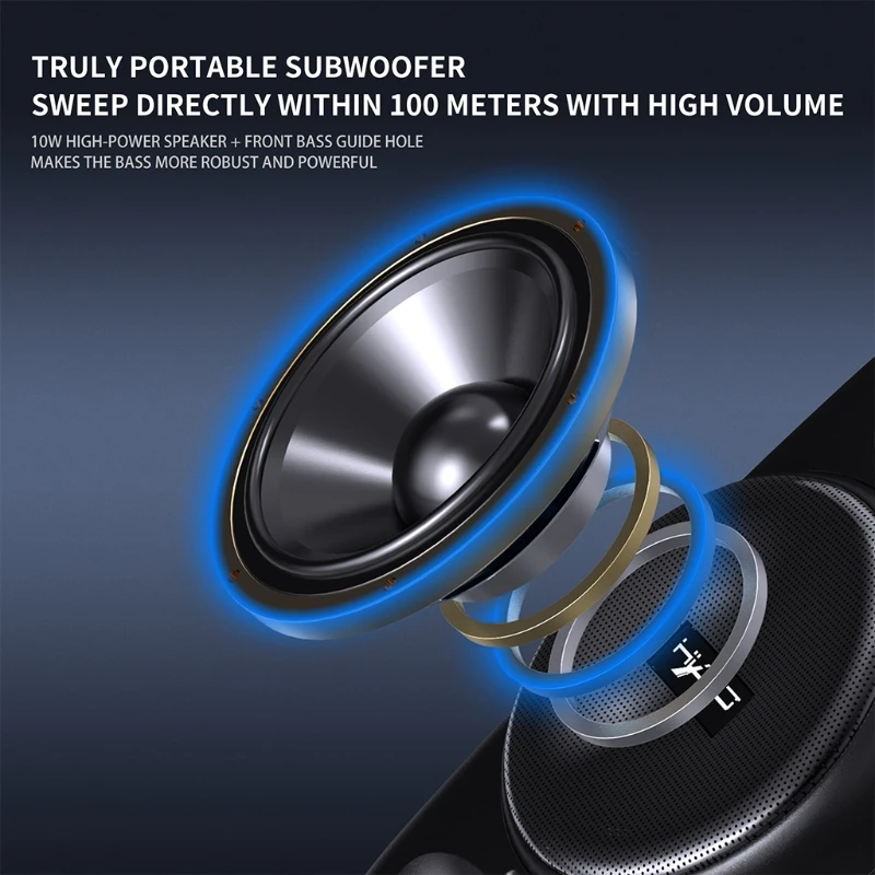 Portable Wireless Bluetooth Speaker with 10W High Defination Sound , 8H Play Time,Hands-free Calling Speaker for Home K3NB
Portable Wireless Bluetooth Speaker with 10W High Defination Sound , 8H Play Time,Hands-free Calling Speaker for Home K3NB
