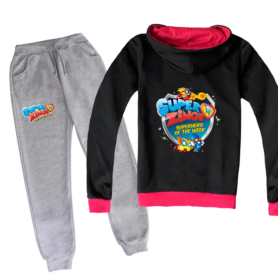 Cartoon Super zings Clothing Set Kids Jacket with Zipper Hoodies Pants Girls Clothes Outfits Boys Tracksuit Sport Suit
Cartoon Super zings Clothing Set Kids Jacket with Zipper Hoodies Pants Girls Clothes Outfits Boys Tracksuit Sport Suit