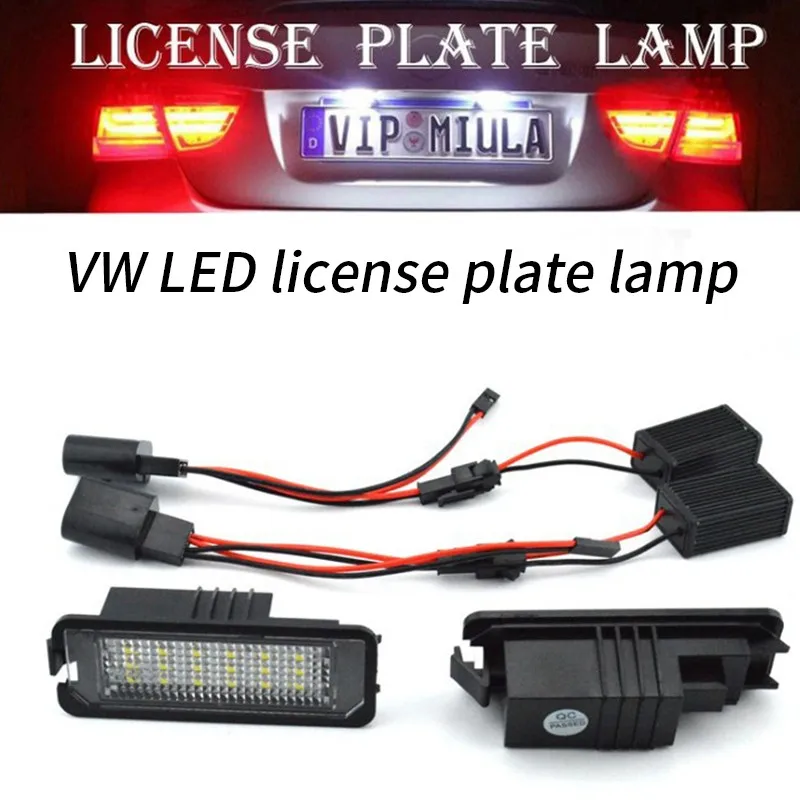 2PCS Universal 12V 18 LED Car Number License Tail Plate Lights Light Bulb For VW GOLF 4 5 6 7 6R Passat B6 Lupo Scirocco Polo
2PCS Universal 12V 18 LED Car Number License Tail Plate Lights Light Bulb For VW GOLF 4 5 6 7 6R Passat B6 Lupo Scirocco Polo