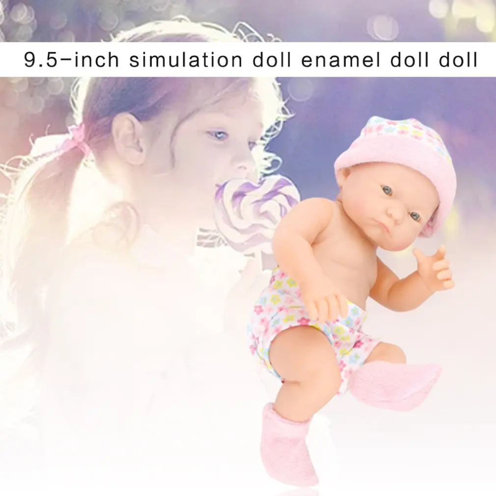 9.5 Inch Baby Simulation Doll Child Born Baby Safety and Harmless Emulated Doll Newborn Toy Boy Girl Gift Baby Growth Partners
9.5 Inch Baby Simulation Doll Child Born Baby Safety and Harmless Emulated Doll Newborn Toy Boy Girl Gift Baby Growth Partners