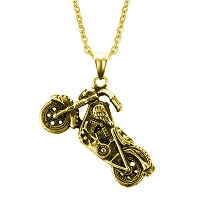 Vintage Men's Stainless Steel Gothic Ghost Rider Motorcycle Pendant Necklace Cool Skeleton Skull Rock Biker Jewelry for Men Boy
Vintage Men's Stainless Steel Gothic Ghost Rider Motorcycle Pendant Necklace Cool Skeleton Skull Rock Biker Jewelry for Men Boy