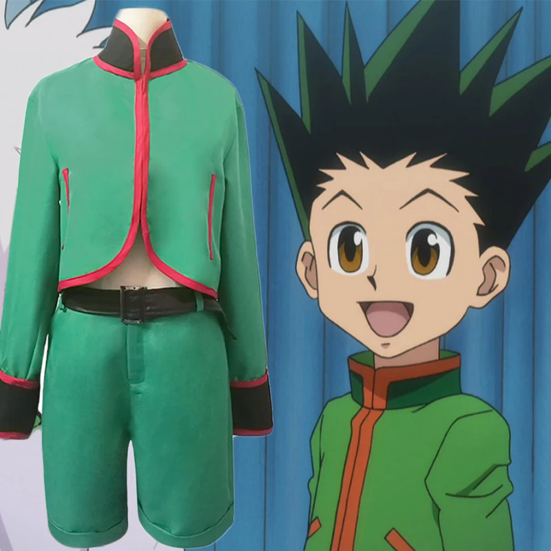 Gon Freecss Cosplay Costume Anime Game Hunter x Hunter Green Tops+ Shorts Wigs Cosplay Adult Men Women Halloween Costumes C82M28
Gon Freecss Cosplay Costume Anime Game Hunter x Hunter Green Tops+ Shorts Wigs Cosplay Adult Men Women Halloween Costumes C82M28