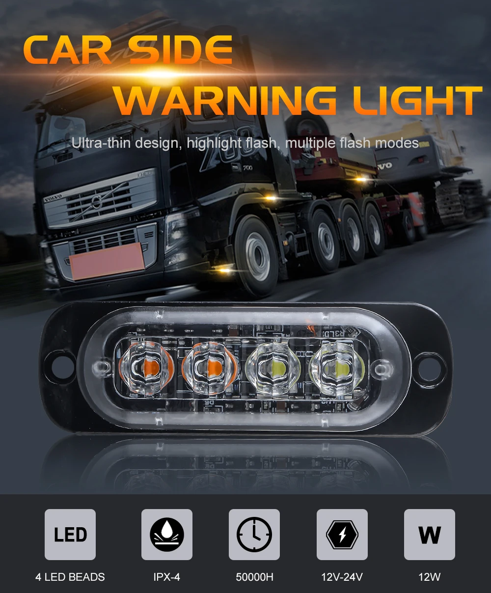 Автомобильный стробоскосветильник, аварийная лампа светильник световая полоса, автоматическая мигающая сигнальная лампа светодиодный св... 
Автомобильный стробоскосветильник, аварийная лампа светильник световая полоса, автоматическая мигающая сигнальная лампа светодиодный св...