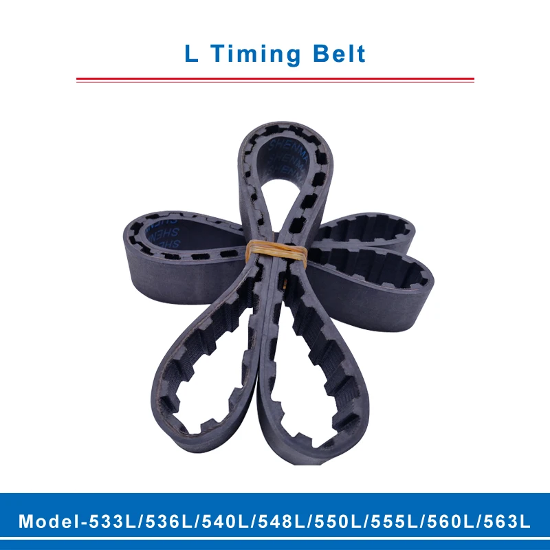 L timing belt trapezoid teeth model-533L/536L/540L/548L/550L/555L/560L/563L transmission belt width 20/25mm for L timing pulley 
L timing belt trapezoid teeth model-533L/536L/540L/548L/550L/555L/560L/563L transmission belt width 20/25mm for L timing pulley