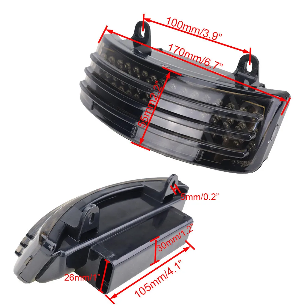 Motorcycle Accessories Tri-Bar LED Rear Tail Brake Fender Tip Light For Harley Touring Road Glide FLTRX 2015 2016 2017 2018
Motorcycle Accessories Tri-Bar LED Rear Tail Brake Fender Tip Light For Harley Touring Road Glide FLTRX 2015 2016 2017 2018