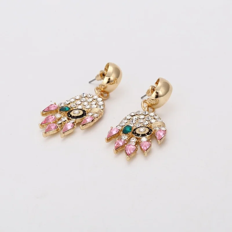 ZA Palm Earrings For Women Red Pink Rhinestone Earrings Big Long Drop Earring Elegant Jewelry Gifts 2021
ZA Palm Earrings For Women Red Pink Rhinestone Earrings Big Long Drop Earring Elegant Jewelry Gifts 2021