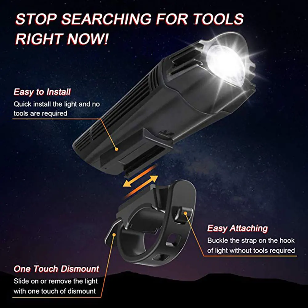 MTB Bicycle Light With Taillight Mobile Light Bike Front Light Set USB Rechargeable Source 2000 Mah LED Cycling Headlight
MTB Bicycle Light With Taillight Mobile Light Bike Front Light Set USB Rechargeable Source 2000 Mah LED Cycling Headlight