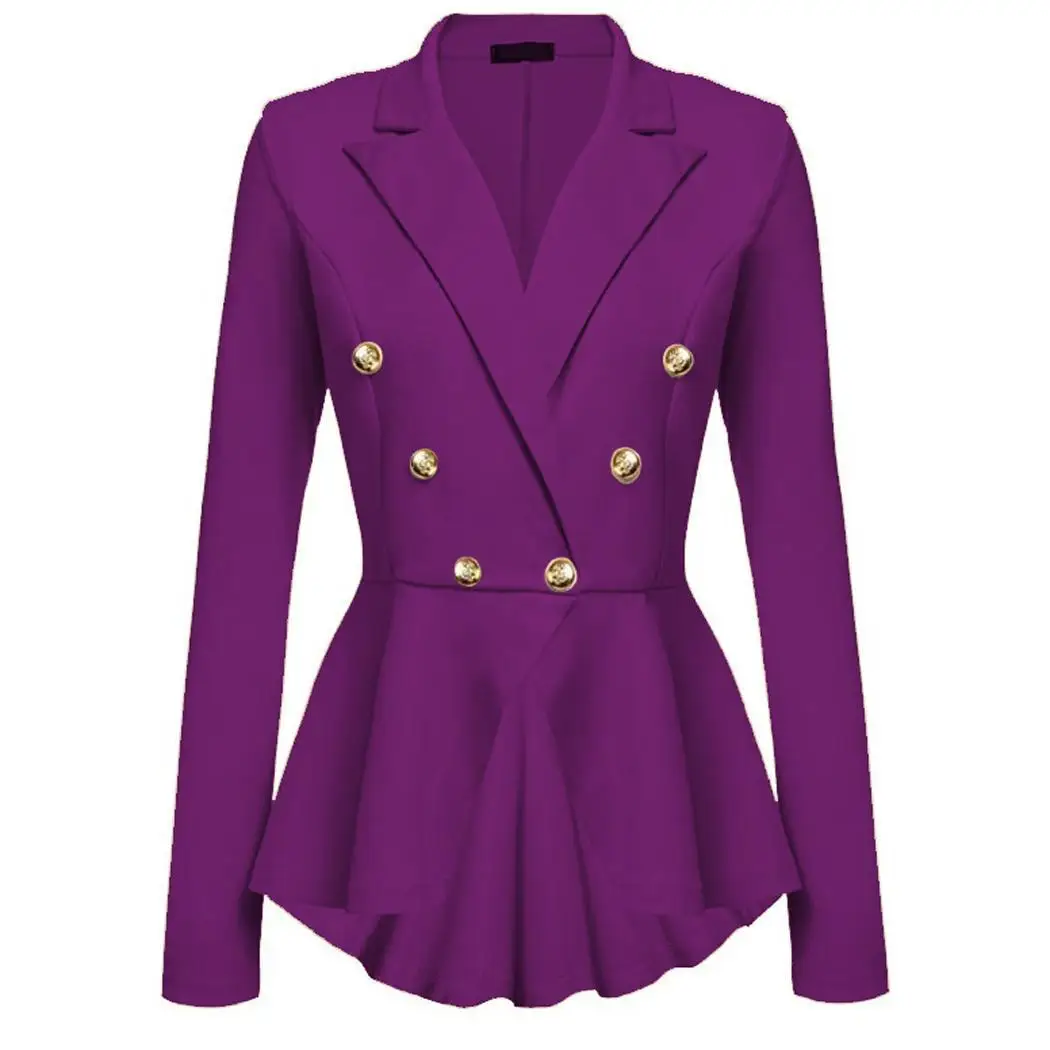 Women Fashion Long Sleeve Solid Button Slim Casual Casual, Office, etc Autumn, Spring Jacket Buttons Blazer
Women Fashion Long Sleeve Solid Button Slim Casual Casual, Office, etc Autumn, Spring Jacket Buttons Blazer