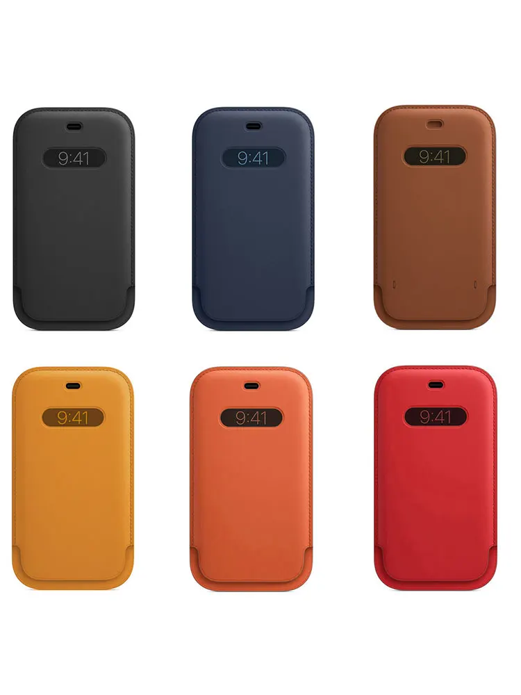 MagSafe Leather Case Original Mag Magnetic Safe Genuine Sleeve Wrist Bag for IPhone 12 Pro Max Charging Wallet Pouch with Card
MagSafe Leather Case Original Mag Magnetic Safe Genuine Sleeve Wrist Bag for IPhone 12 Pro Max Charging Wallet Pouch with Card