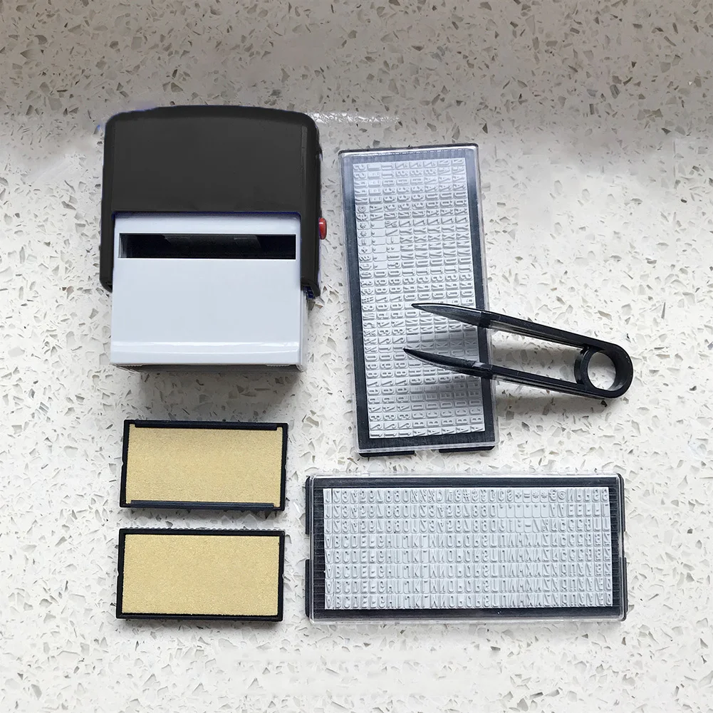 Plastic DIY stamp Date Red Stamp Type stamp Black Blue Portable Self Accessory Accs Durable High Quality Practical
Plastic DIY stamp Date Red Stamp Type stamp Black Blue Portable Self Accessory Accs Durable High Quality Practical