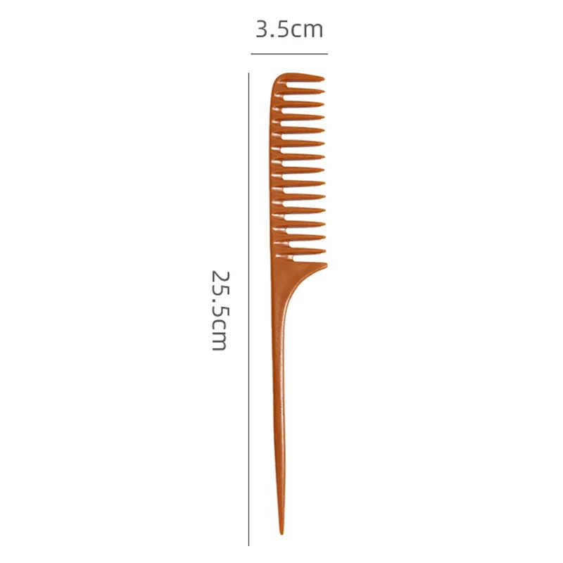 Professional Tip Tail Comb Black Khaki Dye Hair Comb Hairdressing Wide Teeth Combs Hair Styling Tool For Salon Barber
Professional Tip Tail Comb Black Khaki Dye Hair Comb Hairdressing Wide Teeth Combs Hair Styling Tool For Salon Barber