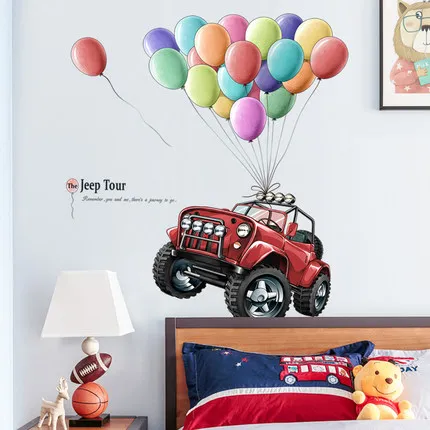 DIY Creative Car Balloon Home Decoration Wall Sticker Living Room Bedroom Wall Decals Mural Wallpaper
DIY Creative Car Balloon Home Decoration Wall Sticker Living Room Bedroom Wall Decals Mural Wallpaper