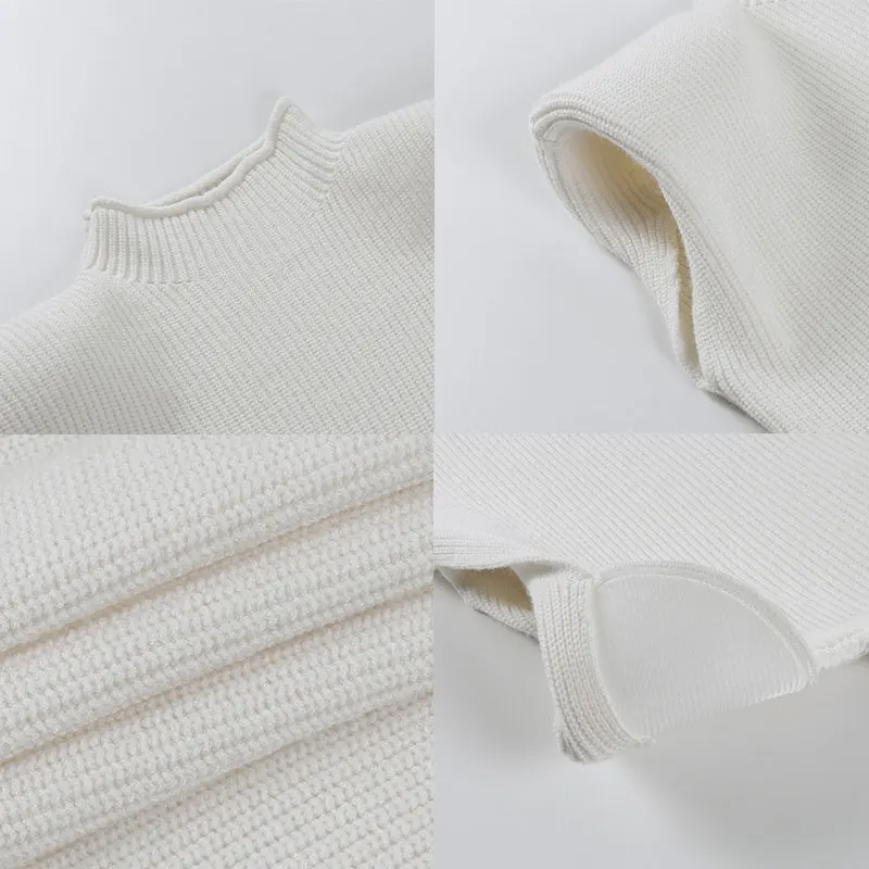 Women Vest Sweater Fashion New Turtleneck Sleeveless Pullover Knitted Loose Jumper Female Jumper Top Sweater Vest
Women Vest Sweater Fashion New Turtleneck Sleeveless Pullover Knitted Loose Jumper Female Jumper Top Sweater Vest