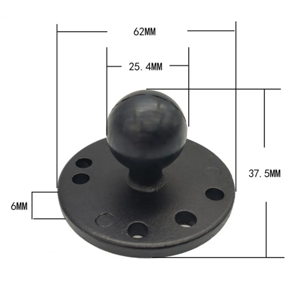 Durable Ball Head Bracket Round Shape Wide Compatible One Inch Easily Install Mount Bracket Head for Airplane Accessories Goods
Durable Ball Head Bracket Round Shape Wide Compatible One Inch Easily Install Mount Bracket Head for Airplane Accessories Goods