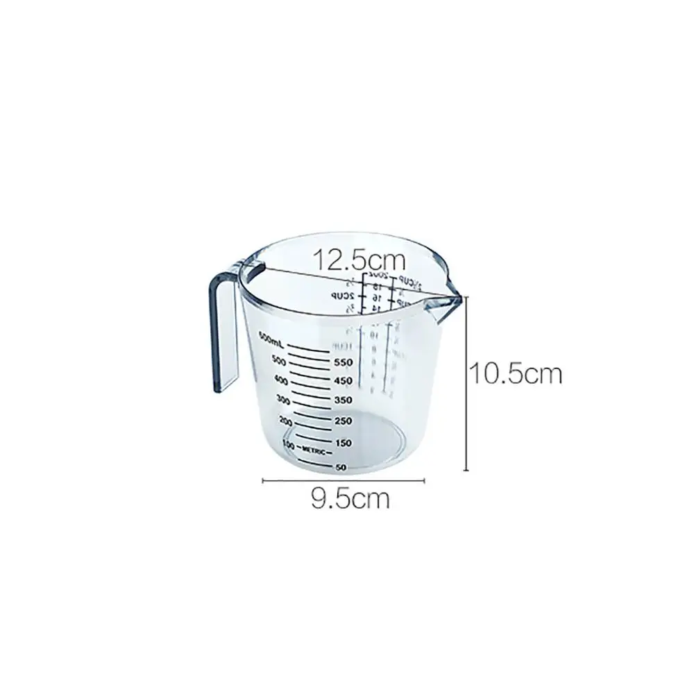 600ML Plastic Measuring Cup With Scale Transparent Mug Pour Spout Measuring Device Baking Cooking Tools
600ML Plastic Measuring Cup With Scale Transparent Mug Pour Spout Measuring Device Baking Cooking Tools