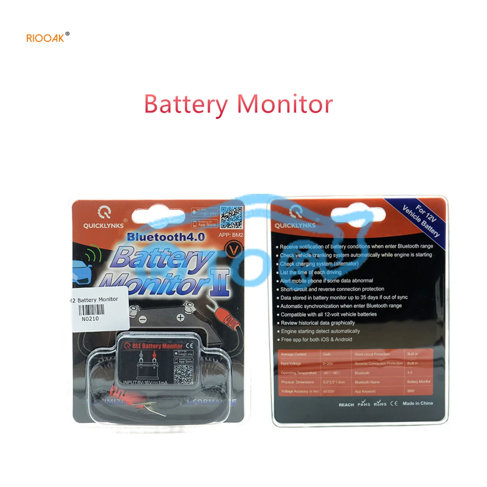 Автомобильный аккумулятор er, Bluetooth BM2, монитор аккумулятора 12 В, анализатор аккумулятора, тест на проворот коленвала, тест напряжения для тел...
Автомобильный аккумулятор er, Bluetooth BM2, монитор аккумулятора 12 В, анализатор аккумулятора, тест на проворот коленвала, тест напряжения для тел...