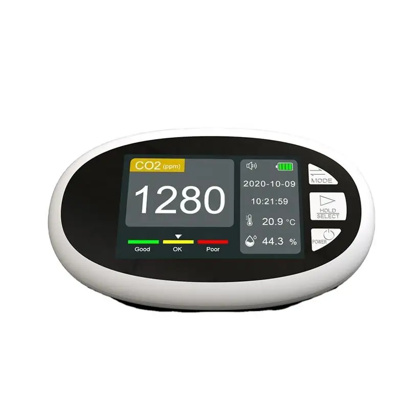 Dienmern DM125C New desktop CO2 meter infrared sensor CO2 monitor air quality monitor miniature commercial gas detector
Dienmern DM125C New desktop CO2 meter infrared sensor CO2 monitor air quality monitor miniature commercial gas detector