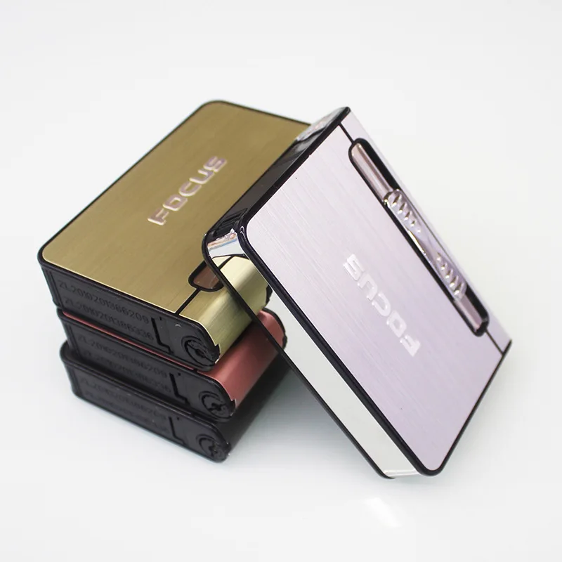 Automatic Cigarette Case Can be Installed Lighter 10pcs Cigarettes Capacity Metal Box Best Gifts Gadgets for Windproof Lighter
Automatic Cigarette Case Can be Installed Lighter 10pcs Cigarettes Capacity Metal Box Best Gifts Gadgets for Windproof Lighter