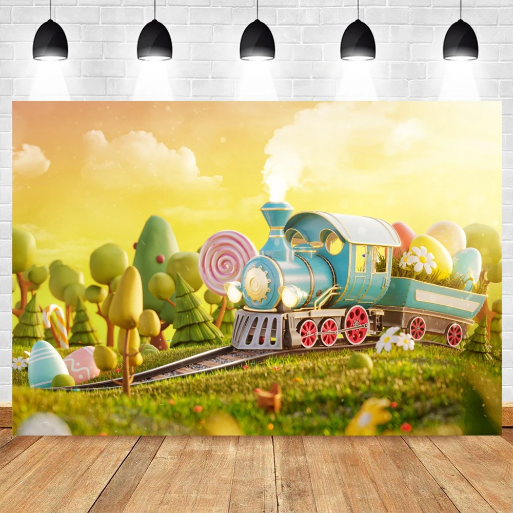 Easter Backdrop Cartoon Train Eggs Donuts Candy Newborn Baby Birthday Vinyl Photographic Background For Photo Studio Photophone
Easter Backdrop Cartoon Train Eggs Donuts Candy Newborn Baby Birthday Vinyl Photographic Background For Photo Studio Photophone