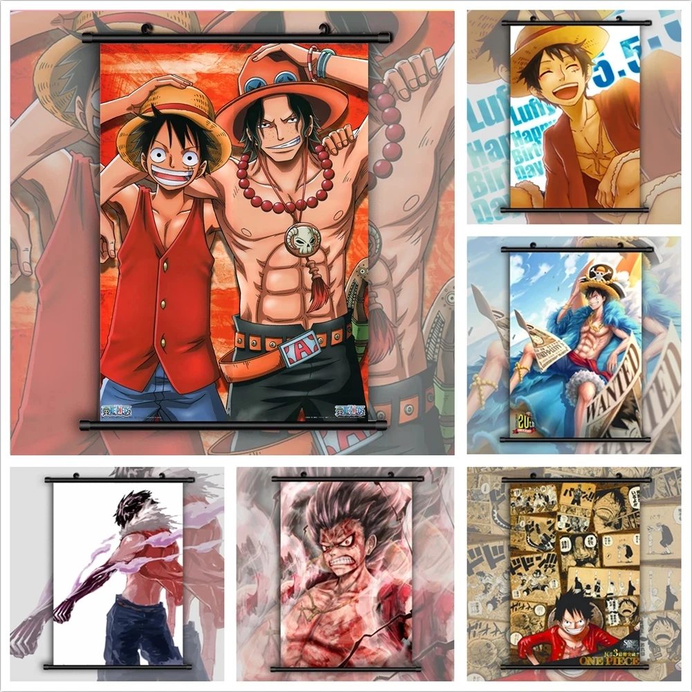 Wall Artwork Anime Canvas One Piece Pictures Painting Print Monkey D Luffy Ace Poster Plastic Hanging Scrolls Home Decoration
Wall Artwork Anime Canvas One Piece Pictures Painting Print Monkey D Luffy Ace Poster Plastic Hanging Scrolls Home Decoration