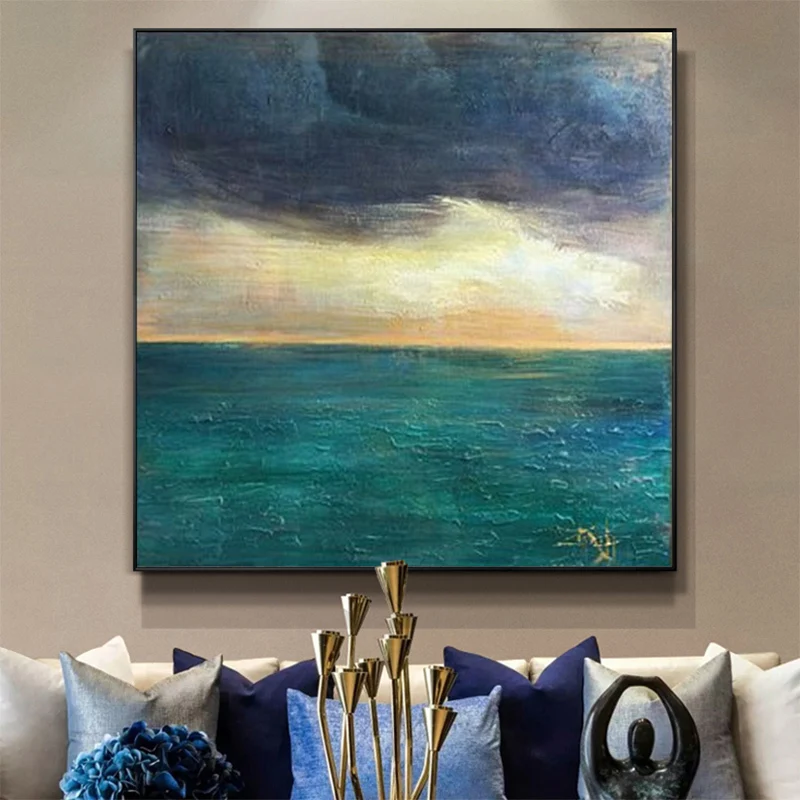 100% Hand Painted Abstract Scenery Oil Painting On Canvas Wall Art Frameless Picture Decoration For Live Room Home Decor Gift
100% Hand Painted Abstract Scenery Oil Painting On Canvas Wall Art Frameless Picture Decoration For Live Room Home Decor Gift