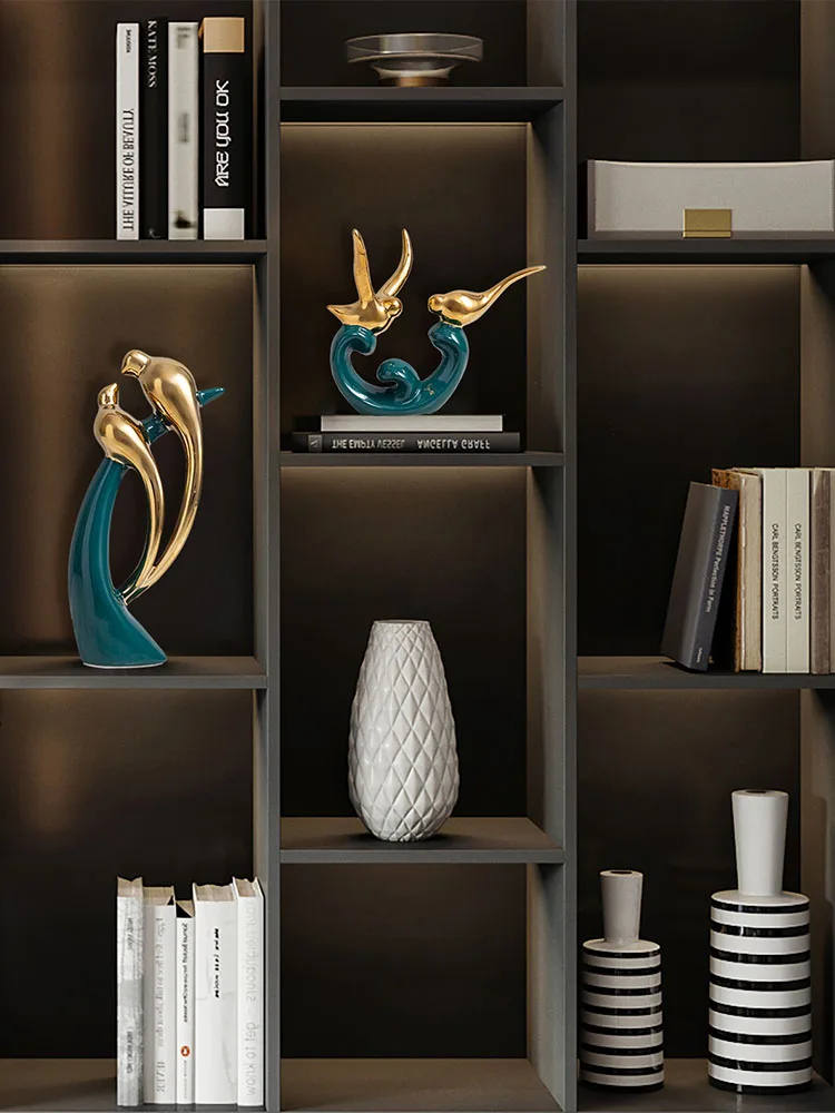 Ceramic magpie decoration new house wedding room modern light luxury living TV cabinet wine
Ceramic magpie decoration new house wedding room modern light luxury living TV cabinet wine