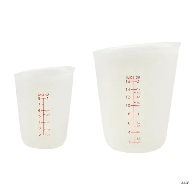 Силиконовые мерные чашки, полимерные чашки для смешивания с весами для кухни, выпечки
Силиконовые мерные чашки, полимерные чашки для смешивания с весами для кухни, выпечки