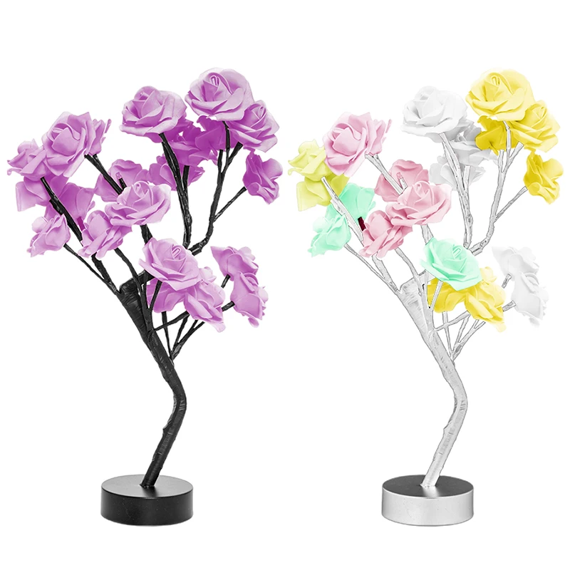 LED Table Lamp Lights Rose Flower Tree USB Night Lights Home Decoration Parties Xmas Christmas Wedding Valentine's Bedroom Decor
LED Table Lamp Lights Rose Flower Tree USB Night Lights Home Decoration Parties Xmas Christmas Wedding Valentine's Bedroom Decor