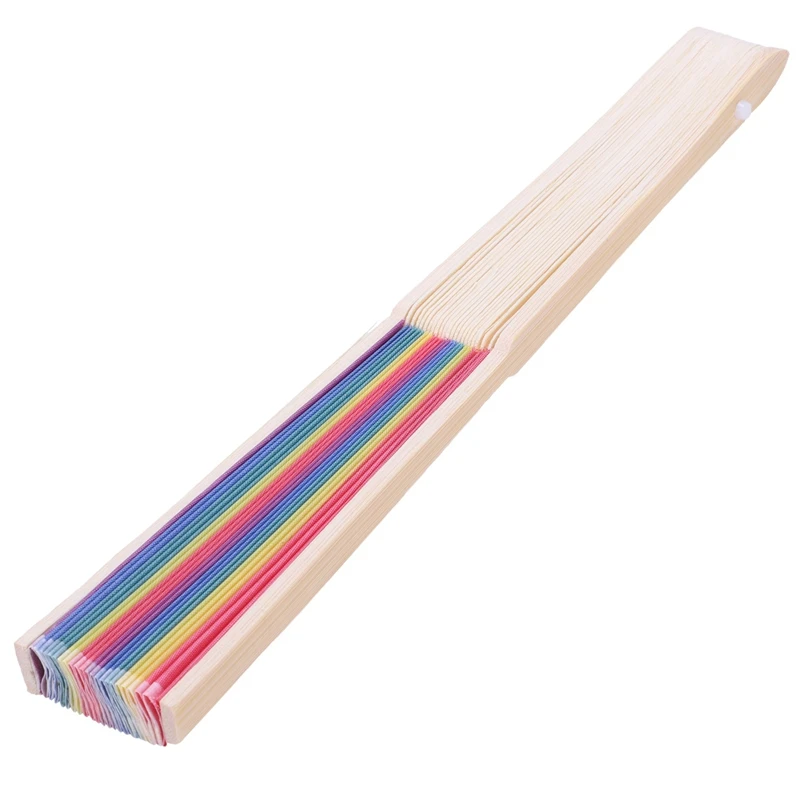 7-inch Bamboo Rainbow fan Folding Summer Accessory For Dance Decoration Wedding Birthday Party Gift Memory Rainbow
7-inch Bamboo Rainbow fan Folding Summer Accessory For Dance Decoration Wedding Birthday Party Gift Memory Rainbow
