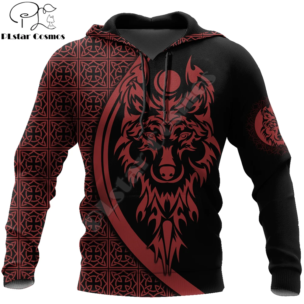 Мужская повседневная толстовка с капюшоном и принтом тату волка
Мужская повседневная толстовка с капюшоном и принтом тату волка