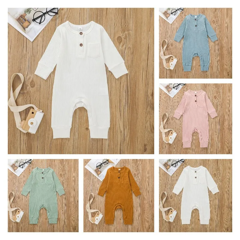 Spring & Autumn Baby Clothes Girl Romper Fashion Solid Color Baby Boy Romper Cotton Long Sleeve Newborn Clothing 0-12 Months
Spring & Autumn Baby Clothes Girl Romper Fashion Solid Color Baby Boy Romper Cotton Long Sleeve Newborn Clothing 0-12 Months