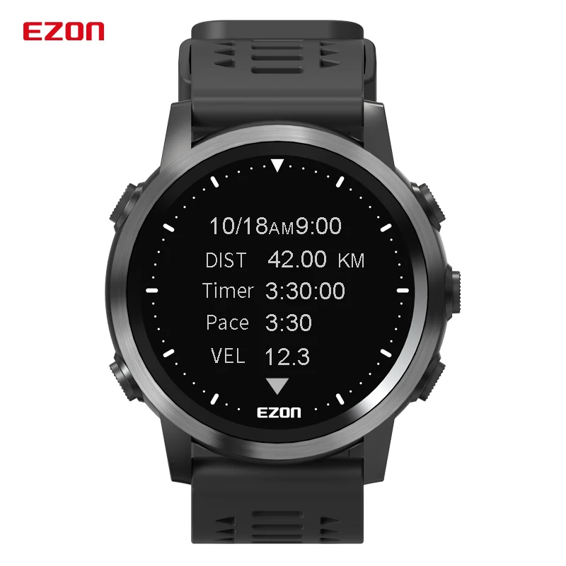 Спортивные часы EZON R3 спортивные с оптическим пульсометром уличные для бега езды