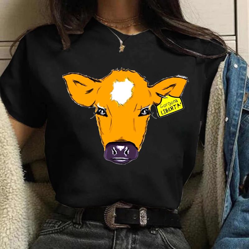 Camisetas De Mujer Graphic Printing T Shirt Women Streetwear O-Neck Short Sleeve Tshirt Female Tops Summer Animal Pattern
Camisetas De Mujer Graphic Printing T Shirt Women Streetwear O-Neck Short Sleeve Tshirt Female Tops Summer Animal Pattern