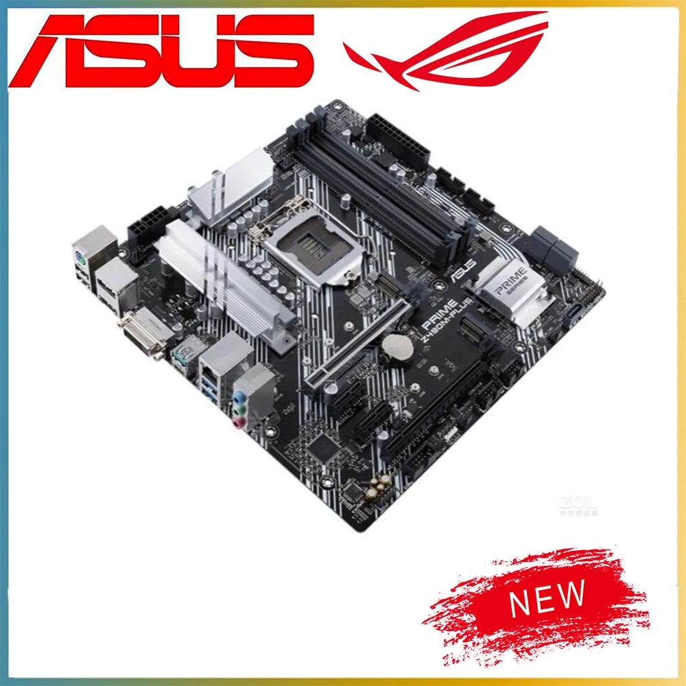 Новинка для процессора Intel Z490 LGA 1200 ASUS PRIME Z490M-PLUS материнская плата компьютера Socket