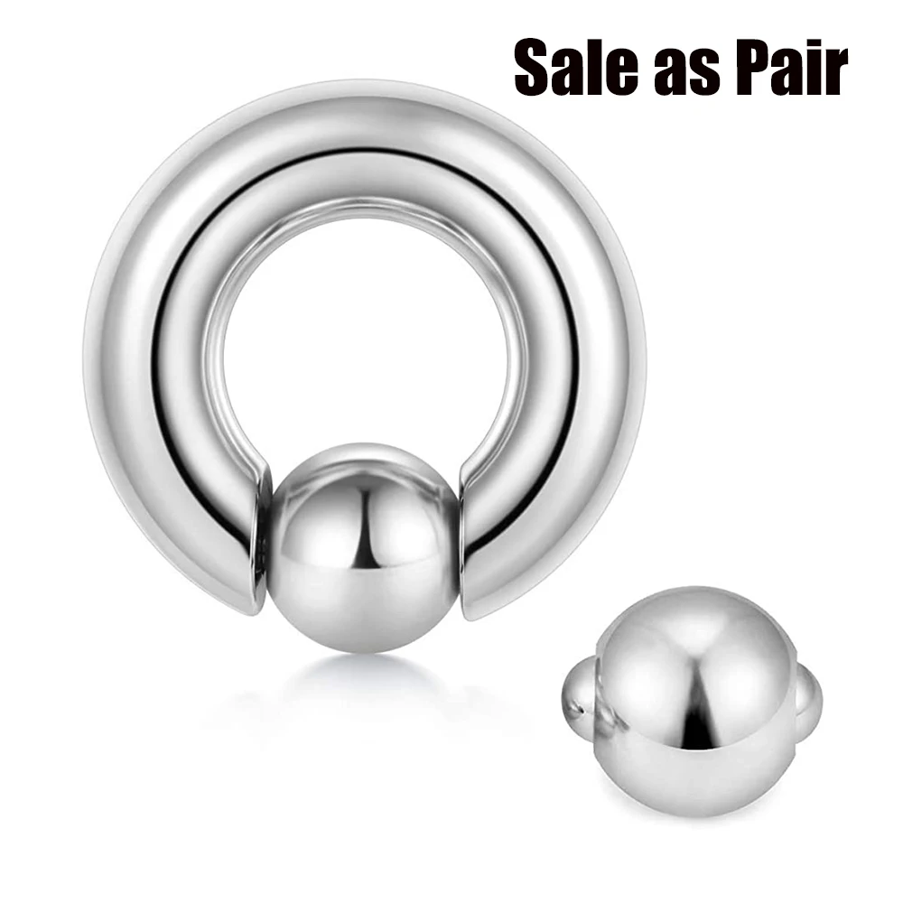 1Pcs Stainless Steel Large Size Ear Piercing Weights Stretcher Expander 2-10mm BCR Ball Ear Gauge Nose Septum Ring Jewelry
1Pcs Stainless Steel Large Size Ear Piercing Weights Stretcher Expander 2-10mm BCR Ball Ear Gauge Nose Septum Ring Jewelry