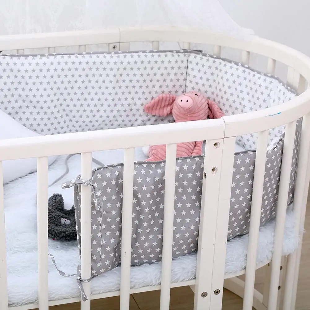 Baby Crib Bumper Pads Breathable Soft Comfortable Crib Liner Protector Non-toxic And Hypoallergenic Fabric For Standard Cribs
Baby Crib Bumper Pads Breathable Soft Comfortable Crib Liner Protector Non-toxic And Hypoallergenic Fabric For Standard Cribs
