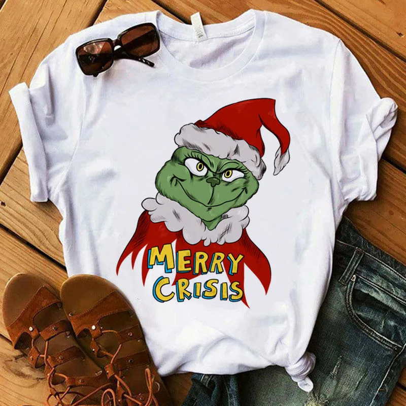 Funny Grinch T shirt women cute letter Grinch tshirt female harajuku printed white tops christmas clothes grinch shirt
Funny Grinch T shirt women cute letter Grinch tshirt female harajuku printed white tops christmas clothes grinch shirt