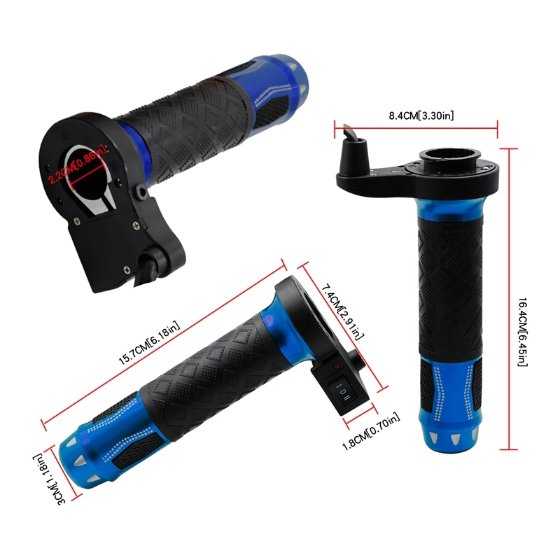 12V 22MM Motorcycle Handlebar Electric Heat Handle Grips Modified Handlebar Repalcement Universal