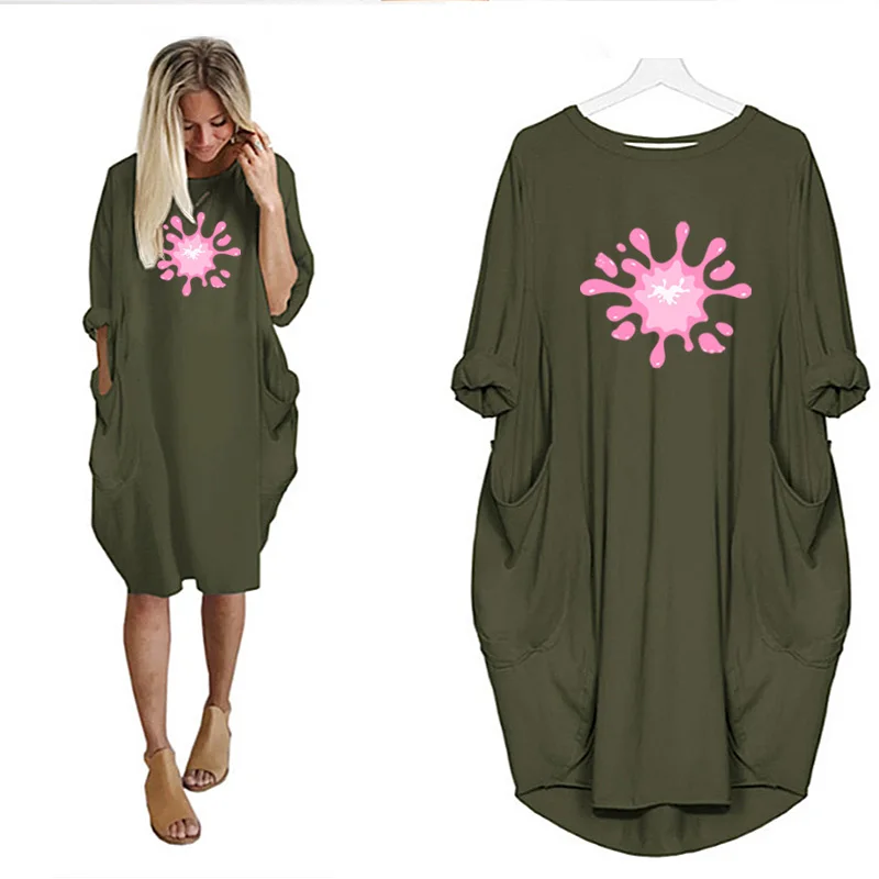 Disney Stitch Print Loose Dress Long Sleeve Midi Dresses for Women Pocket Streetwear Fall Beach Robes Casual Party Outfits 2021
Disney Stitch Print Loose Dress Long Sleeve Midi Dresses for Women Pocket Streetwear Fall Beach Robes Casual Party Outfits 2021