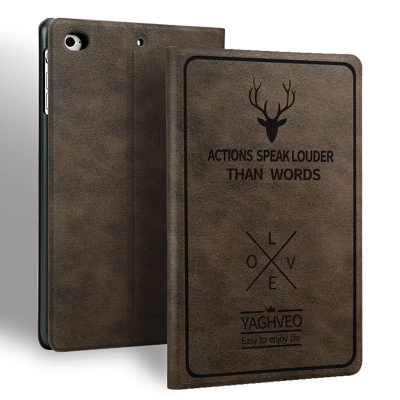 For Apple iPad 9.7 2017 & 2018 Air mini 1 2 3 4 5 Pro 11 10.5 10.9 10.2 2020 Luxury Cover Deer Style Flip Stand Protective Case
For Apple iPad 9.7 2017 & 2018 Air mini 1 2 3 4 5 Pro 11 10.5 10.9 10.2 2020 Luxury Cover Deer Style Flip Stand Protective Case